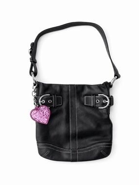 Y2K Leather Coach SoHo Messenger Shoulder Bag